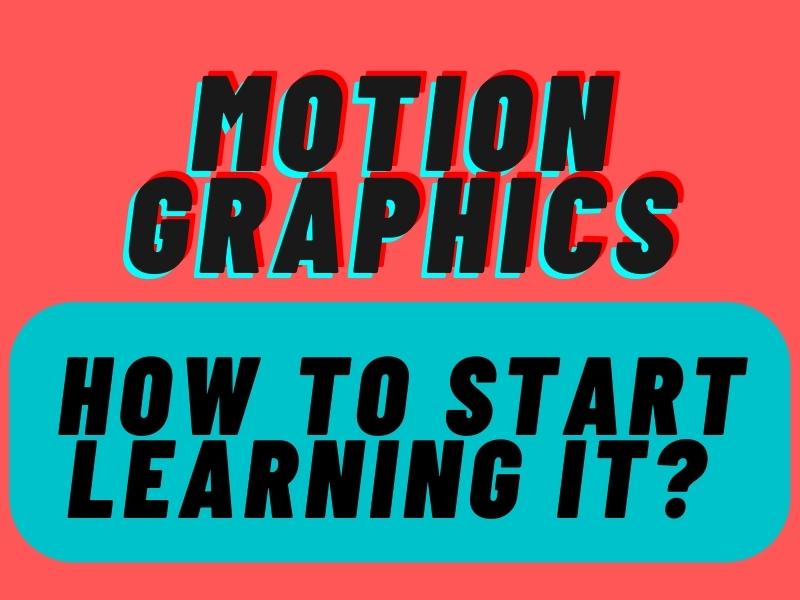 Motion Graphics learning
